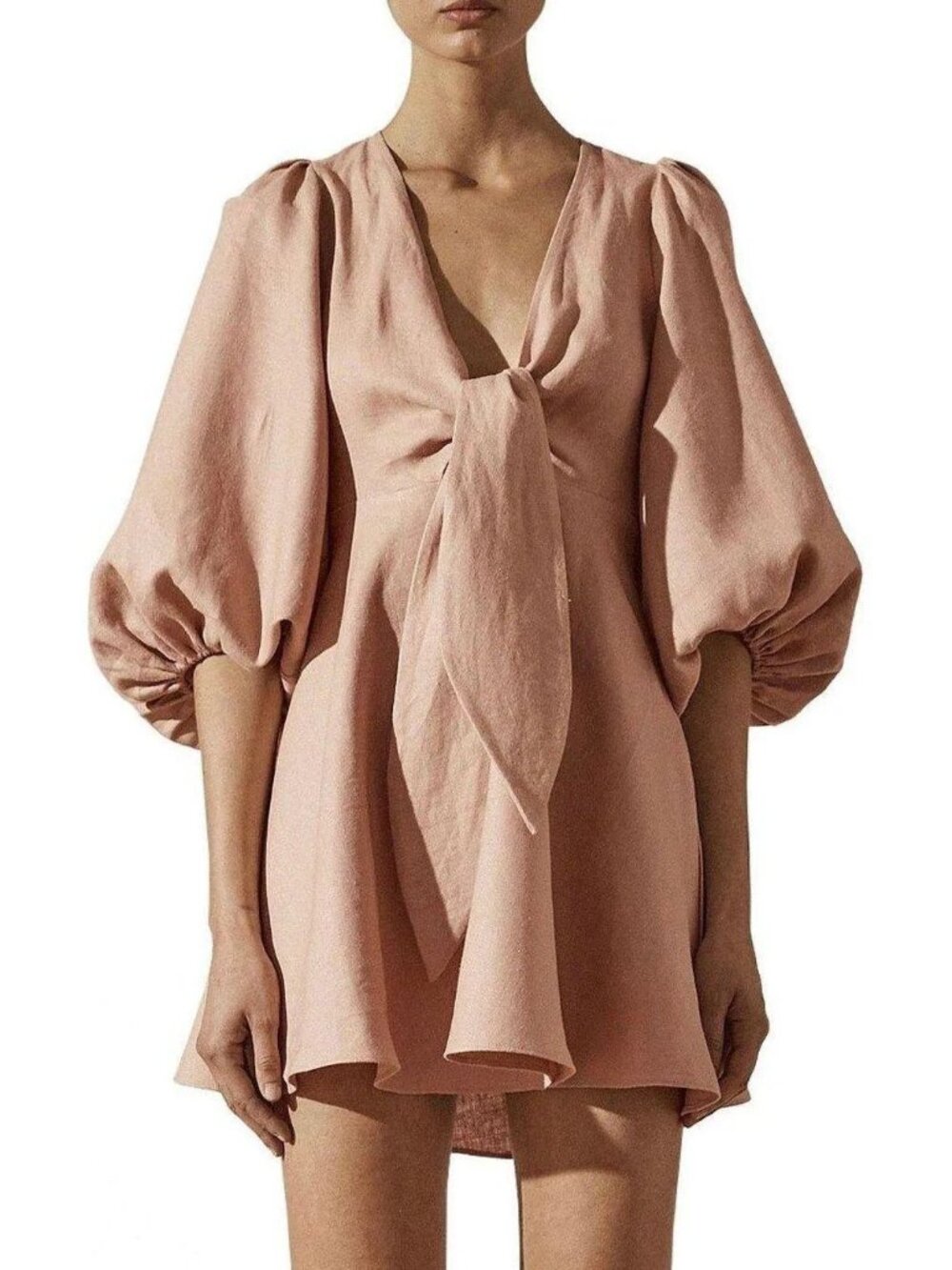 Shona Joy ACE PUFF SLEEVE MINI Dress